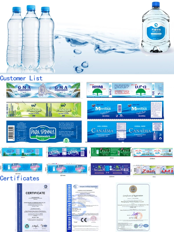 SUS304 Mmf Acf Water Purification with Hydranautics Brand RO Membrane